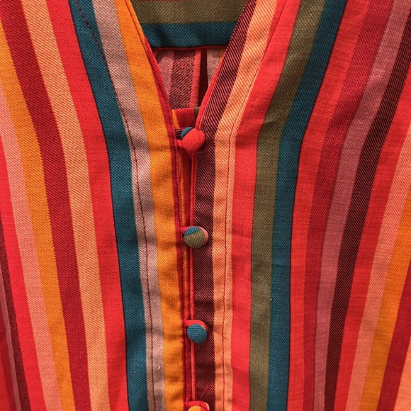 Torrid Vertical Striped Harper Sleeveless Spring Summer Top Tank Size 2X - Picture 6 of 7